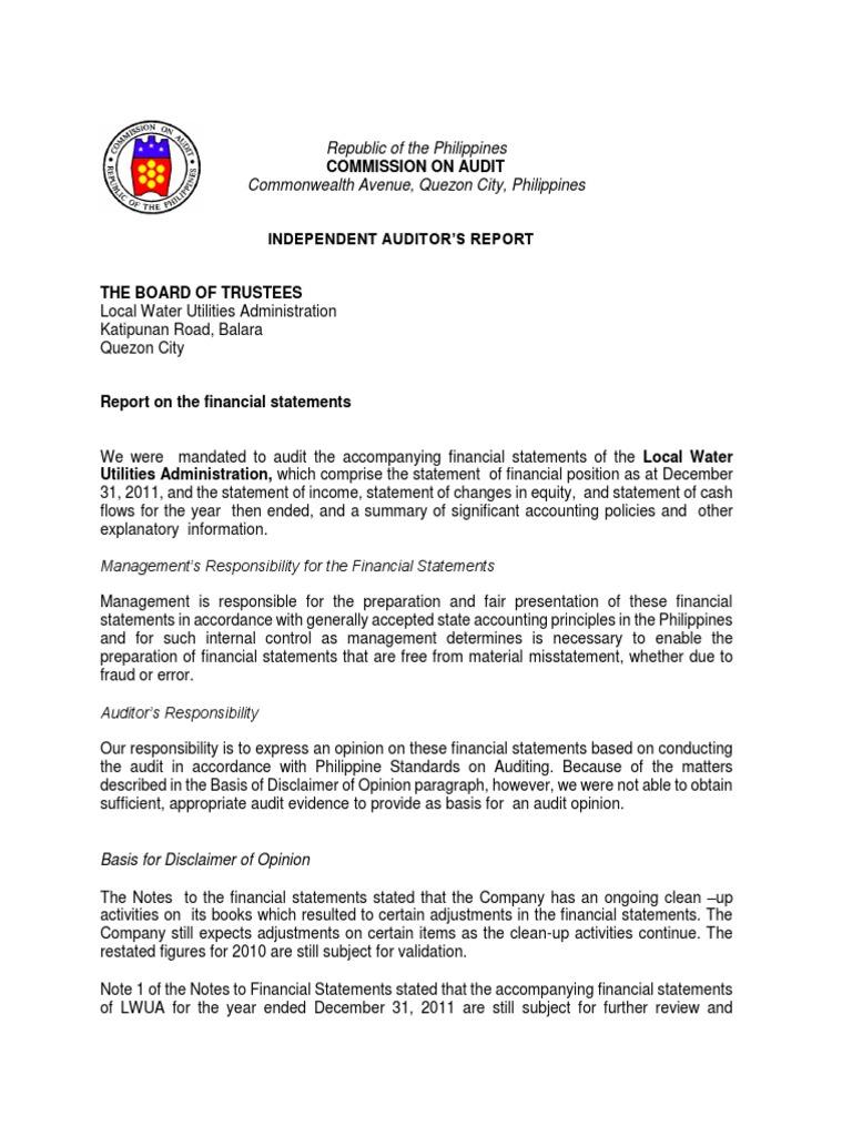 disclaimer-auditor-s-report-audit