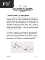 Book Chapter Refining of Chemical Pulp | PDF | Pulp (Paper) | Paper