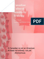 Canadian Cultural Sensitivity Training