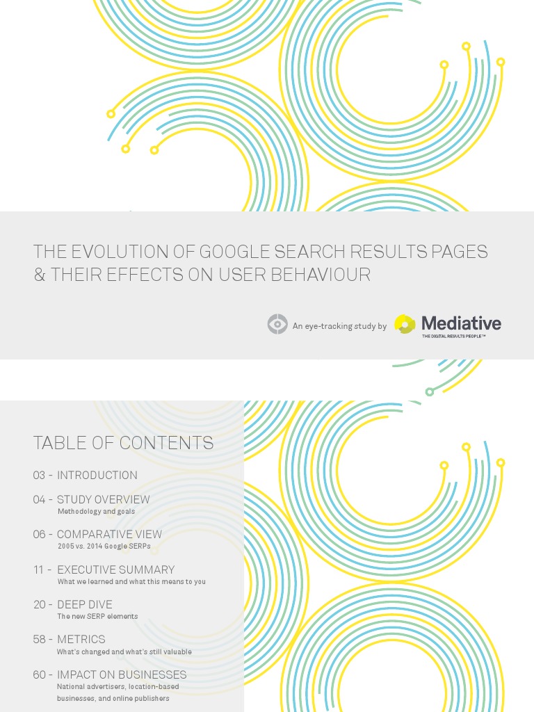 Google SERP Evolution and User Impact | PDF | Search Engine ...