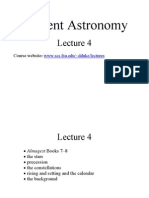 Ancient Astronomy Lecture4