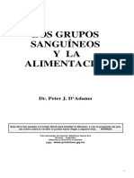 Alimentos y Grupos Sanguíneos PDF