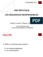 IRM Hépatique: Les Séquences Indispensables P. Zerbib. CHU Henri Mondor Créteil