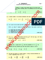 Mathematics Probability MCQ PDF