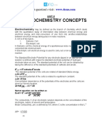 Electrochemistry concepts and principles