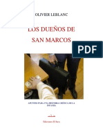 Los Duen Os de San Marcos Apuntes para Una Historia Critica de La Infamia PDF