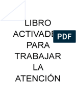 Libro de Actividades para La Atencion