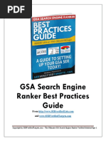 GSA Search Engine Ranker Best Practices