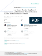 An Improved and Secure Chaotic-Map Based Multi-Server Authentication Protocol Based On Lu Et Al. and Tsai and Lo's Scheme