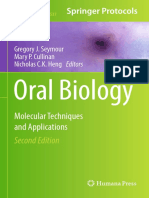 Oral Biology - Molecular Techniques and Applications PDF