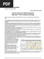 Metrack 10 Reasons