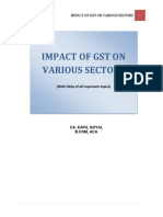 Impact of GST On Various Sectors 1
