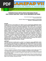 Perspectivas Ontológico-psicanalíticas Dos Jogos Digitais Caso Alice Madness Returns