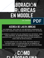 Elaborción de Rúbricas en Moodle