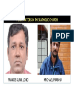 FRANCIS SUNIL LOBO CRIMINAL Case For Crimes Against The Catholic Church and HSI