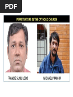 MICHAEL PRABHU CRIMINAL Case For Crimes Against The Catholic Church and HSI