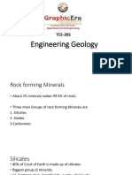 Study of Common Rock Forming Minerals