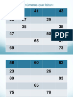 Tabla Completar Numeros