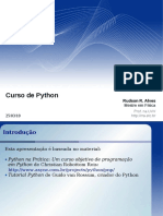 Curso de Python: Mestre em Física 25/03/10