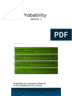 Probability Session 1