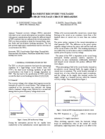 TRV for High Voltage CB
