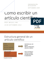 O Escribir Un Artículo Cientifico