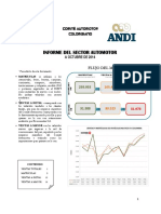 Informe Del Sector Automotor A Octubre 2014