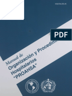 Manual de organización y procedimientos hospitalarios