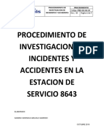 Procedimiento de Investigacion de Incidentes y Accidentes