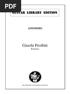 Spartiti Giochi Proibiti Original Pdf