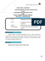 Kertas Kerja Pelancaran Program Nilam 2010