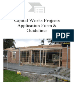 Capital Works Guidelines Application Form 2016