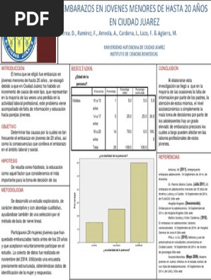 Cartel Embarazo En Adolescentes