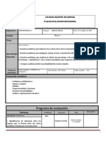 Plan de Evaluacion Matematicas 2A Bloque 1