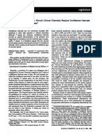 Chemistry With Confidence, Should Clinical Chemistry Require Confidence Intervals For Analytical and Other Data PDF