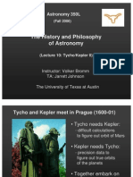 The History and Philosophy of Astronomy Lecture 10: Tycho. Kepler. Presentation