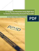 17 Things You Should Be Doing Right Now To Reduce Outstanding Accounts Receivable