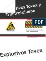 Explosivos Tovex y Trinitrotolueno