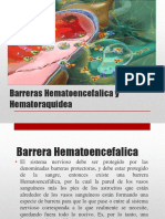 Barreras Hematoencefalica y Hematoraquidea 