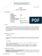 SILABO Costos y Presupuestos A PDF