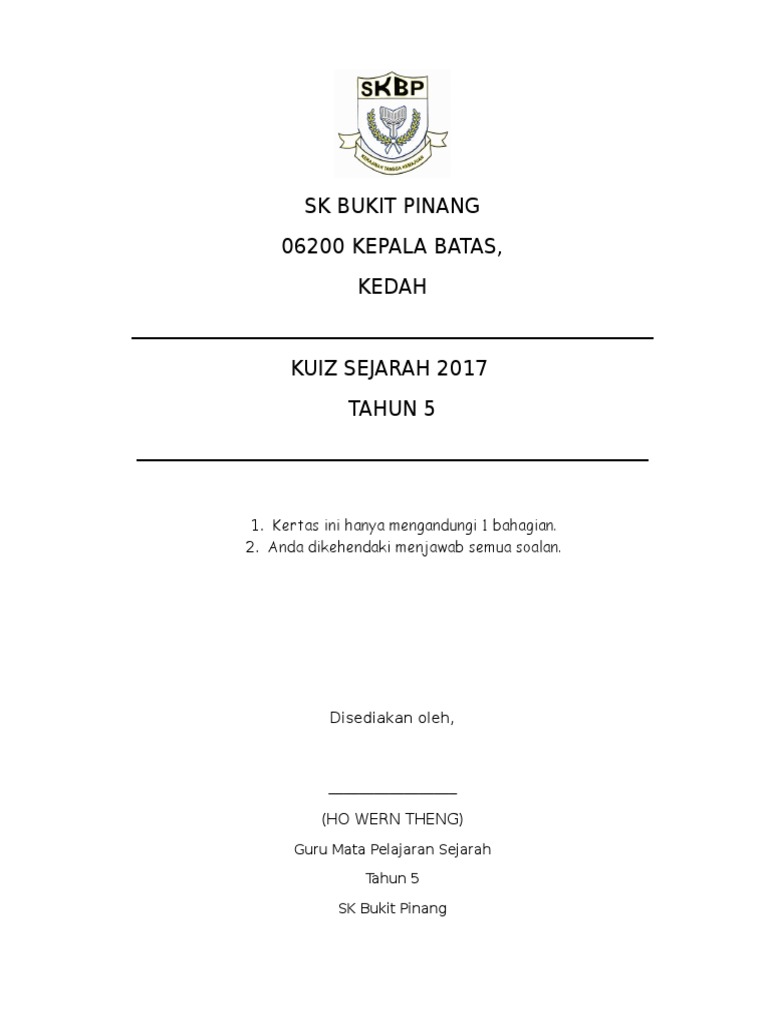 Contoh Soalan Akhir Tahun Rbt Tingkatan 1 - Pewarna e