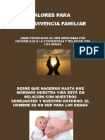 Valores para La Convivencia Familiar