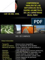 Deficiencias Diseño Geometrico Carreteras Perú