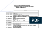 Rundown Acara Seminar