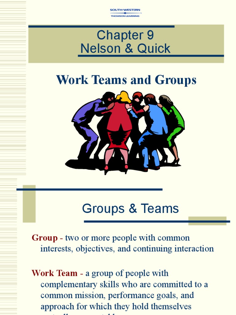 OB-58-OB Ch09-Work Teams and Groups | PDF | Interpersonal Relationships ...