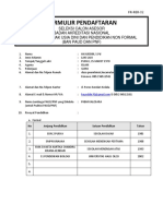 Formulir Pendaftaran Seleksi Calon Asesor Ban Paud Dan PNF OK