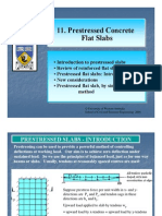 Prestressed Concrete Flat Slabs