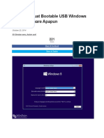 Cara Membuat Bootable USB Windows Tanpa Software Apapun