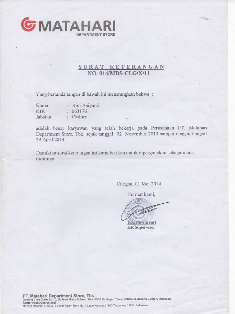 Paklaring 1 Pdf View Contoh Surat Pengalaman Kerja Referensi Paklaring Rekomendasi as PDF for free.