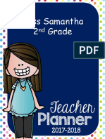 Free Teacher Planner Calendar